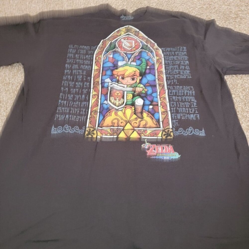 Vintage Legend Of Zelda Windwaker Men’s Size Large Nintendo Graphic Shirt